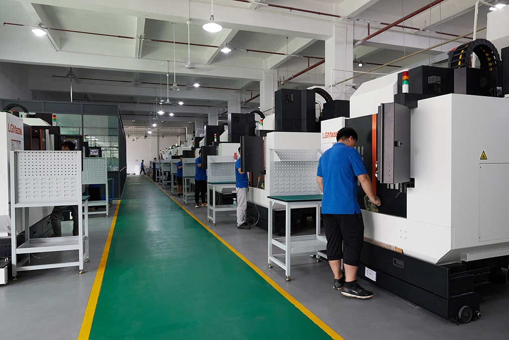 3 axis,4 axis, and 5 axis CNC Machining workshop of CNC Milling Company
 